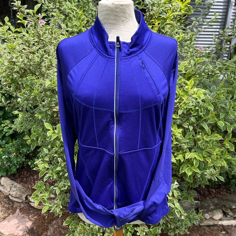 Athleta Electric Blue Running Jacket XL